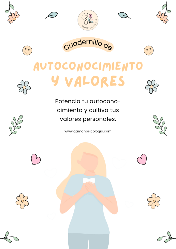 Material gratuito de psicologia Cuadernillo de autoconocimiento y valores personales