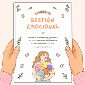 Material psicológico Cuadernillo de gestión emocional
