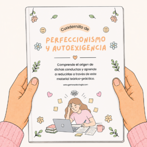 Material psicológico Cuadernillo de perfeccionismo y autoexigencia