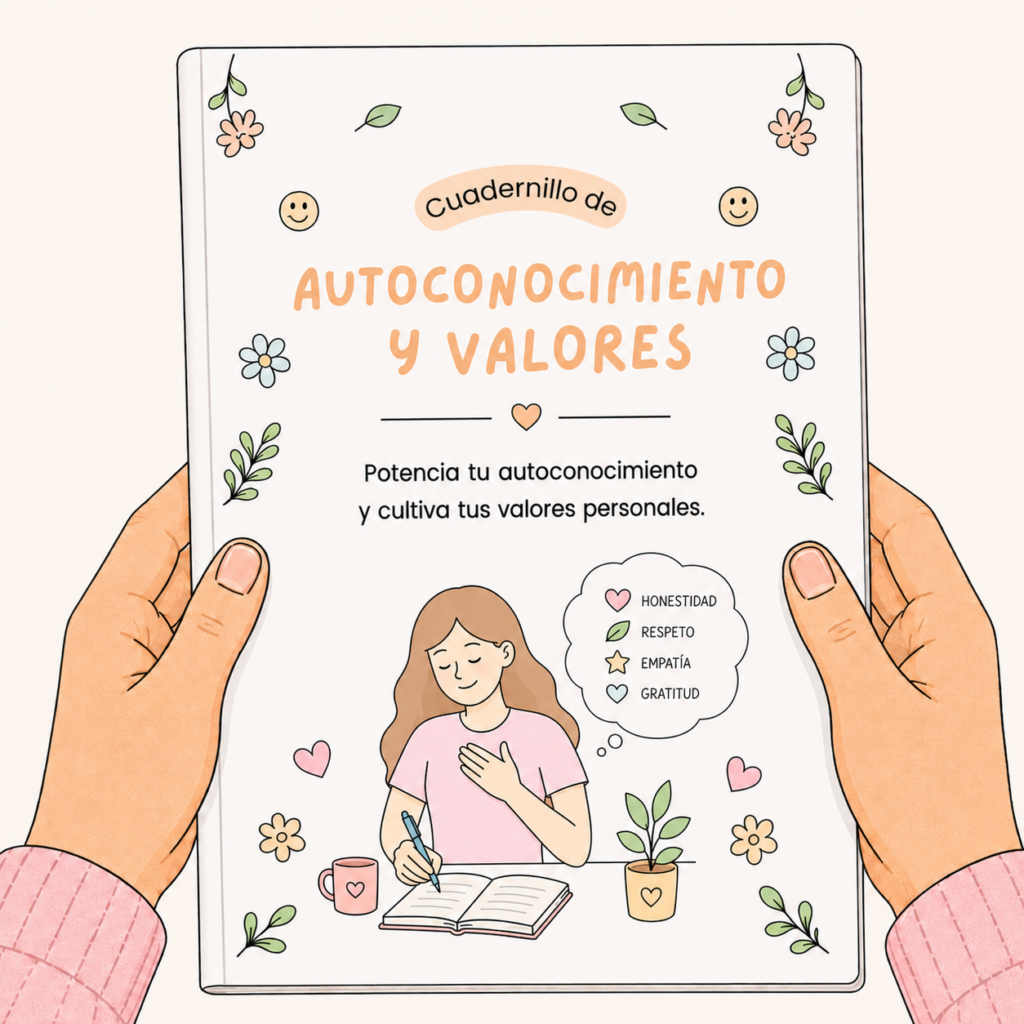 Material gratuito Cuadernillo de autoconocimiento y valores